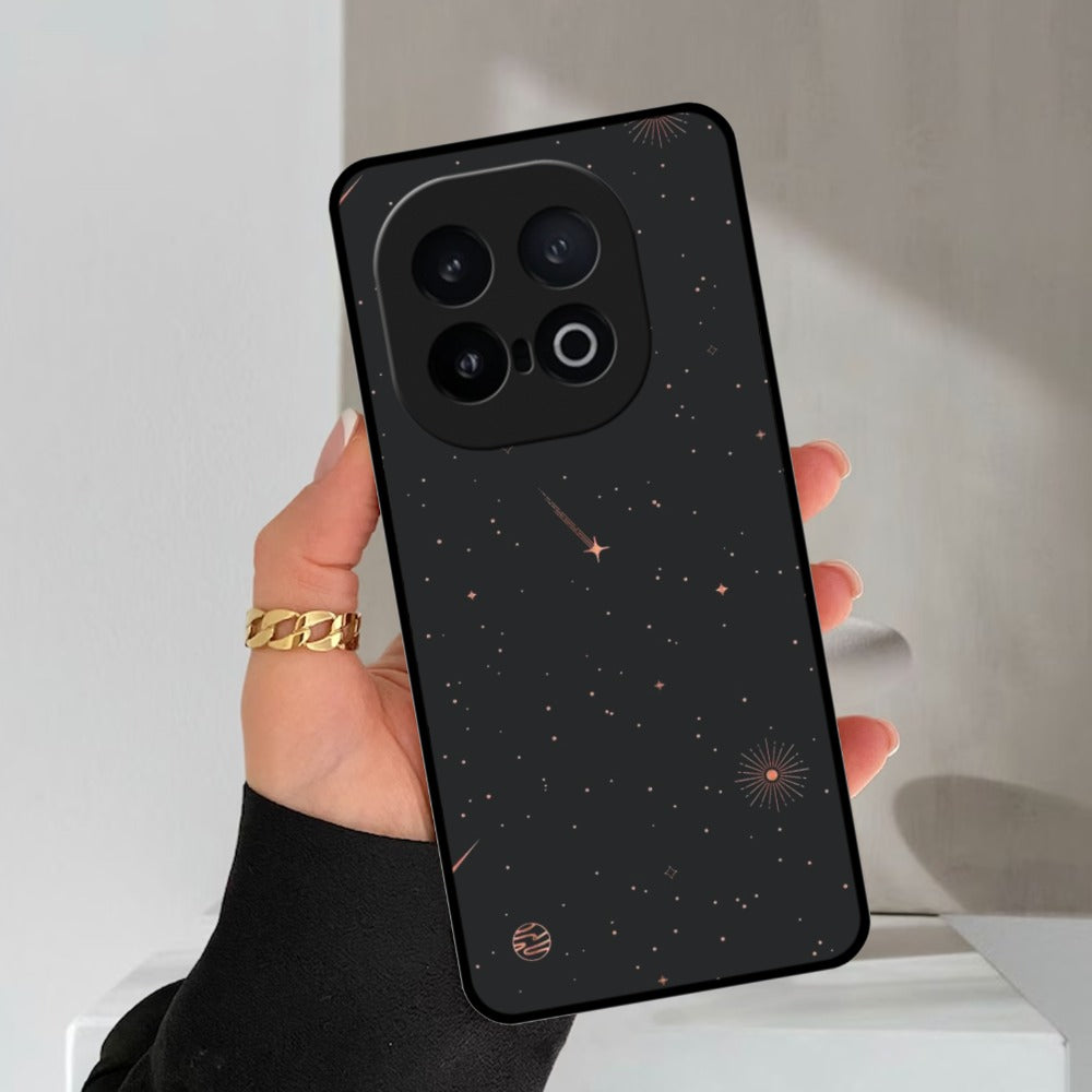 Celestial Design Glossy Metal Case Cover For Vivo