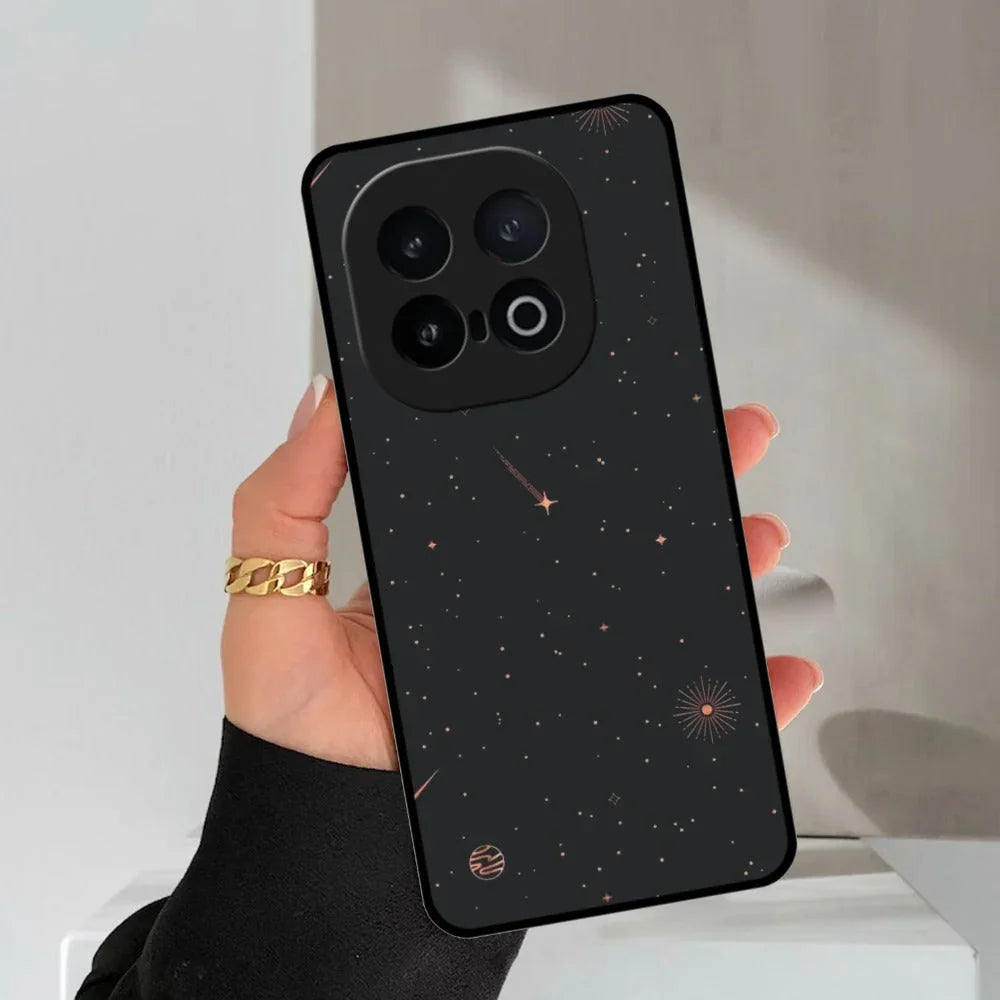 Celestial Design Glossy Metal Case Cover For iQOO - ShopOnCliQ