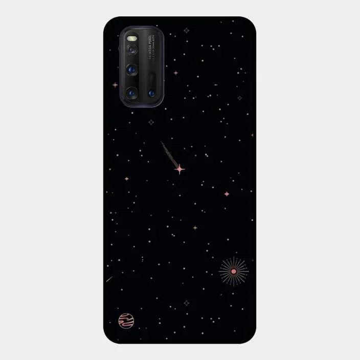 Celestial Design Glossy Metal Case Cover For iQOO 3 5G