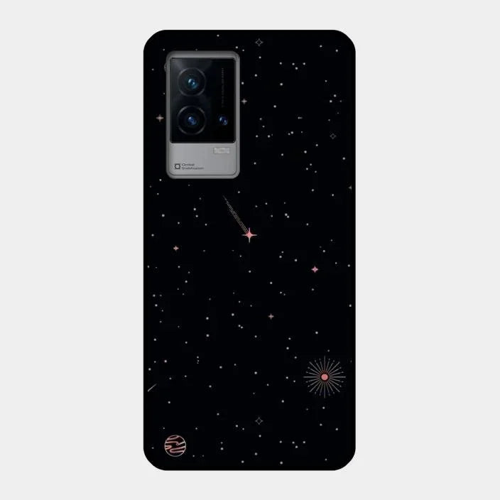 Celestial Design Glossy Metal Case Cover For iQOO 9 5G