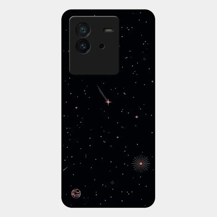 Celestial Design Glossy Metal Case Cover For iQOO Neo 6 5G