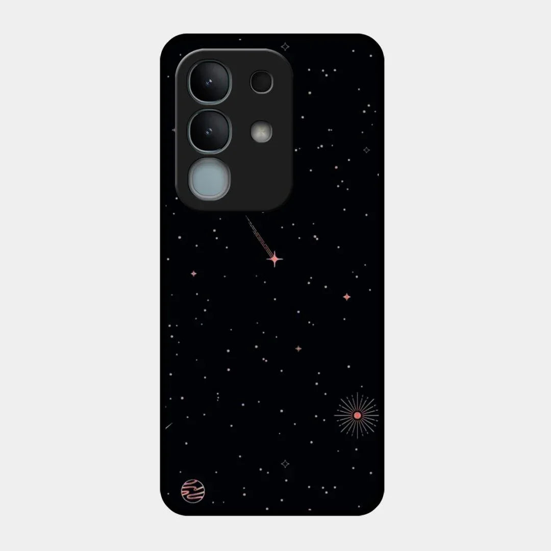 Celestial Design Glossy Metal Case Cover For iQOO Z10x 5G