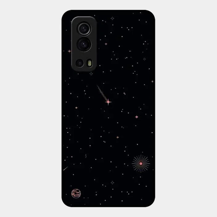 Celestial Design Glossy Metal Case Cover For iQOO Z3 5G