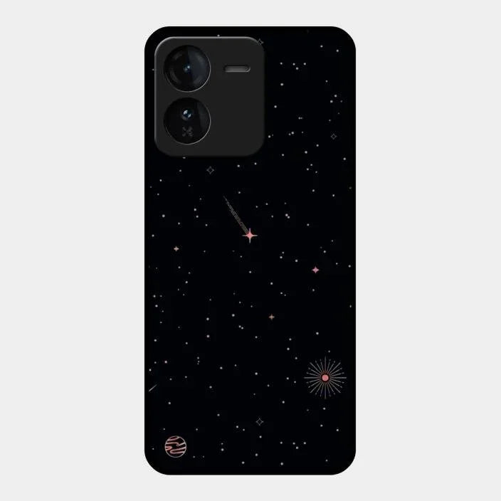 Celestial Design Glossy Metal Case Cover For iQOO Z9 5G