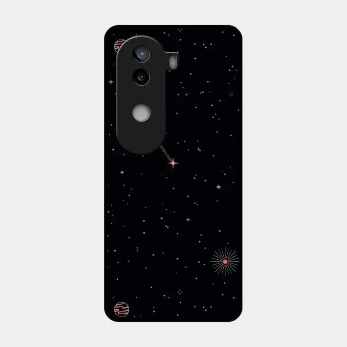 Celestial Design Glossy Metal Case Cover For iQOO Z9S 5G