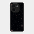 Celestial Design Glossy Metal Case Cover For iQOO Z9S Pro 5G