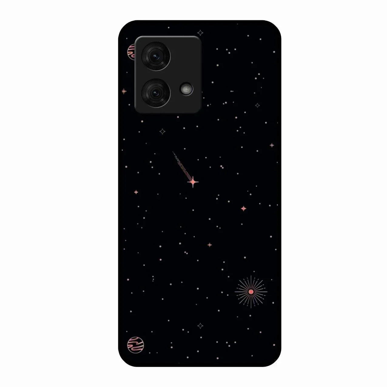 Celestial Design Glossy Metal Case Cover For Motorola g84 5G