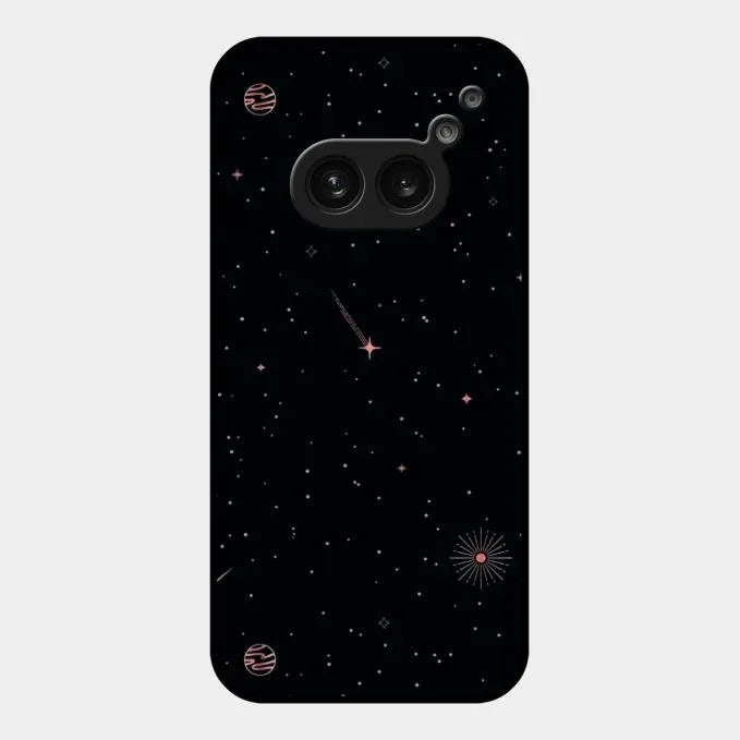 Celestial Design Glossy Metal Case Cover For Nothing Phone 2A 5G