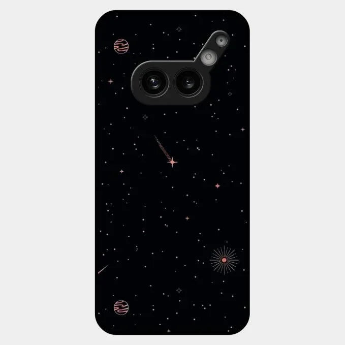 Celestial Design Glossy Metal Case Cover For Nothing Phone 2A Plus