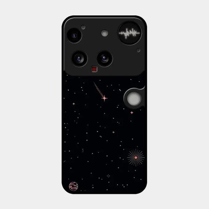 Celestial Design Glossy Metal Case Cover For Nothing Phone 3 5G