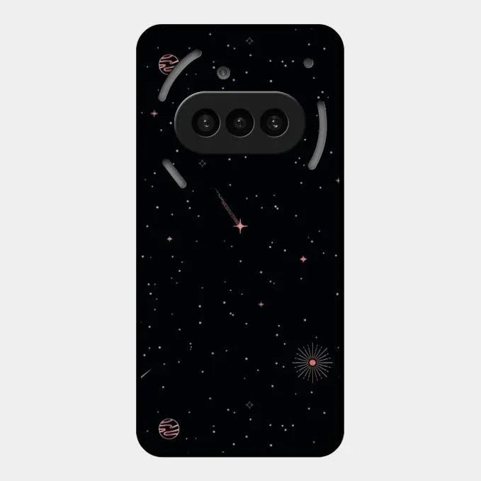 Celestial Design Glossy Metal Case Cover For Nothing Phone 3A 5G