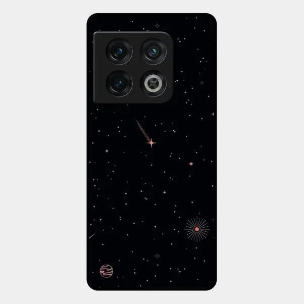Celestial Design Glossy Metal Case Cover For Oneplus 10 Pro 5G