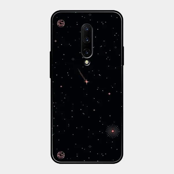 Celestial Design Glossy Metal Case Cover For Oneplus 7 Pro