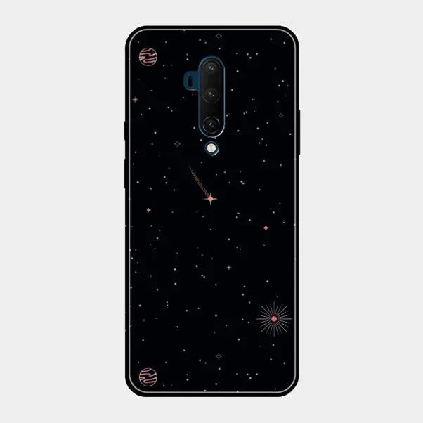 Celestial Design Glossy Metal Case Cover For Oneplus 7T Pro