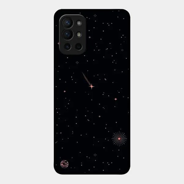 Celestial Design Glossy Metal Case Cover For Oneplus 9R 5G