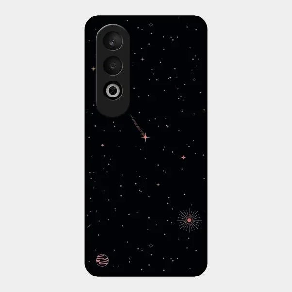 Celestial Design Glossy Metal Case Cover For Oneplus Nord Ce 4 5G