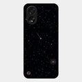 Celestial Design Glossy Metal Case Cover For Oppo A38
