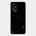 Celestial Design Glossy Metal Case Cover For Oppo A58