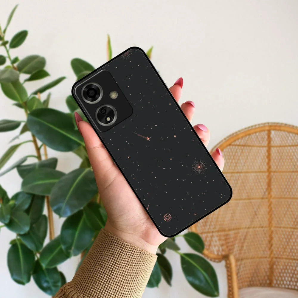 Celestial Design Glossy Metal Case Cover For Oppo - ShopOnCliQ