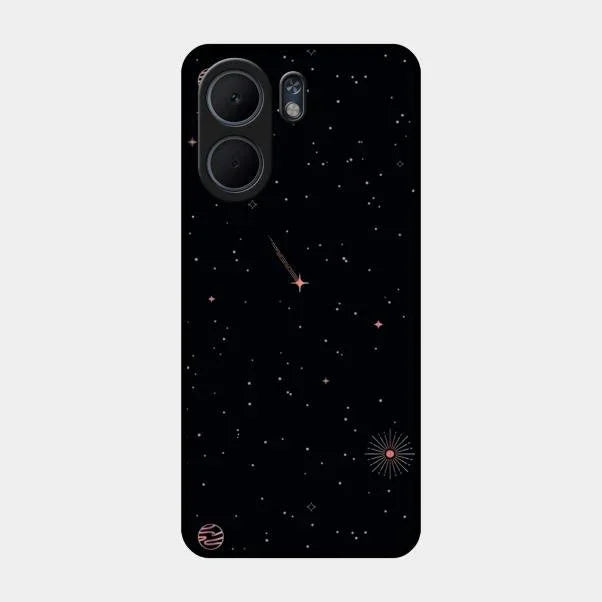 Celestial Design Glossy Metal Case Cover For Oppo A5X 4G