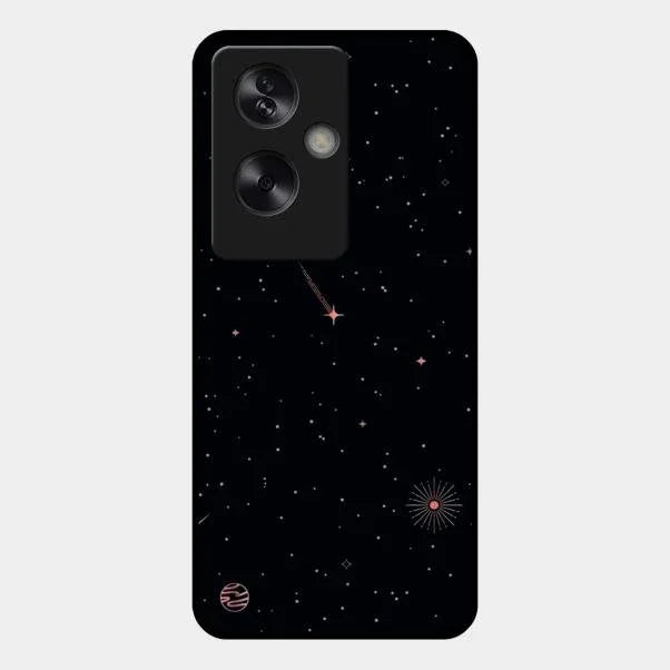 Celestial Design Glossy Metal Case Cover For Oppo A79 5G
