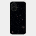 Celestial Design Glossy Metal Case Cover For Oppo F21 Pro 5G