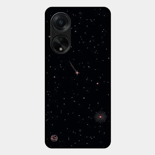 Celestial Design Glossy Metal Case Cover For Oppo F23 5G