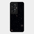 Celestial Design Glossy Metal Case Cover For Oppo F25 Pro 5G