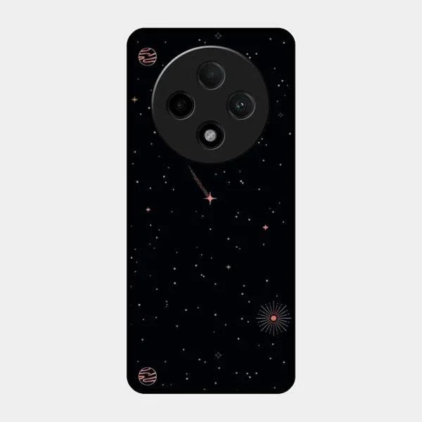 Celestial Design Glossy Metal Case Cover For Oppo F27 Pro Plus 5G