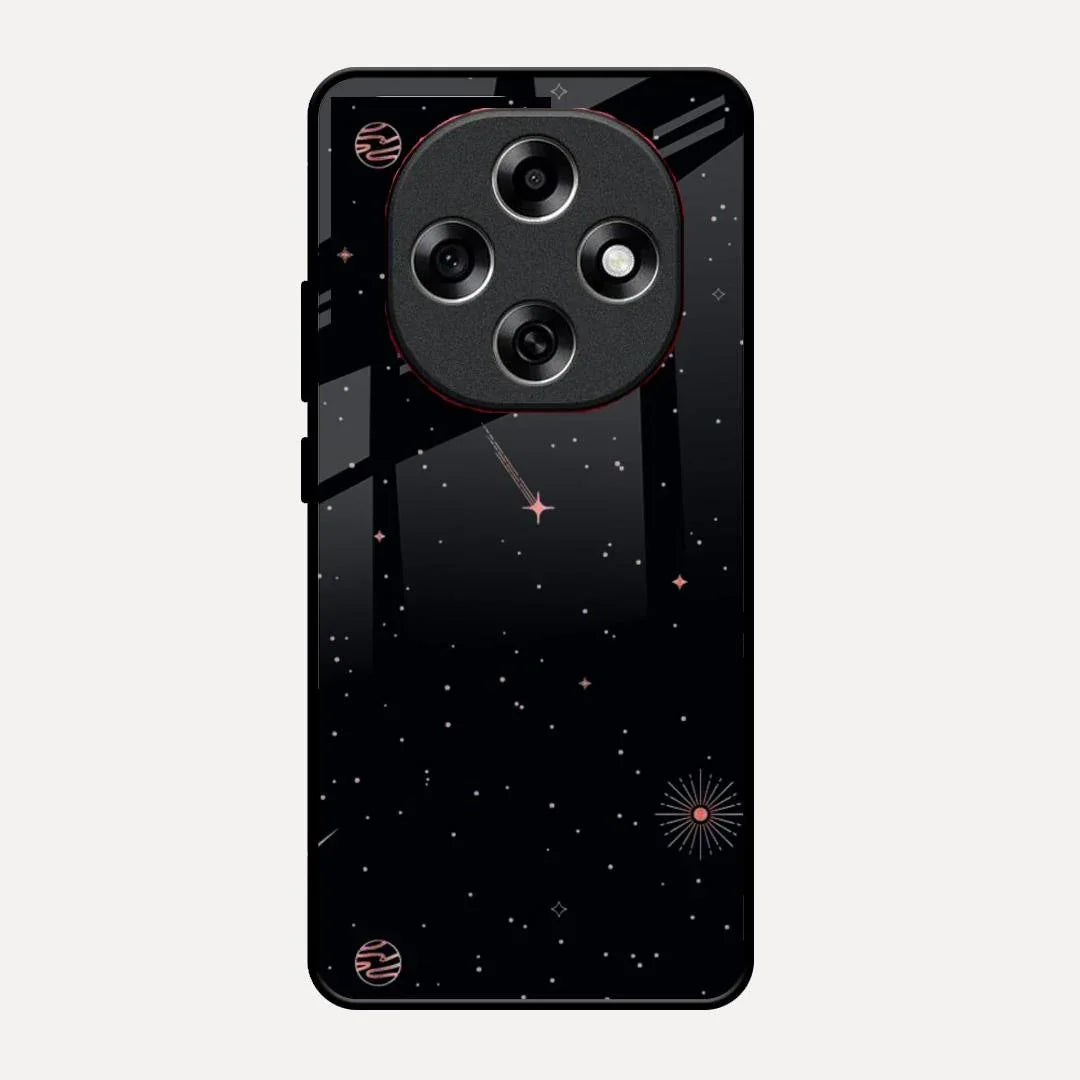 Celestial Design Glossy Metal Case Cover For Oppo F31 Pro 5G