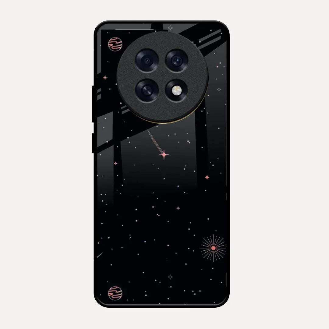 Celestial Design Glossy Metal Case Cover For Oppo F31 Pro Plus 5G