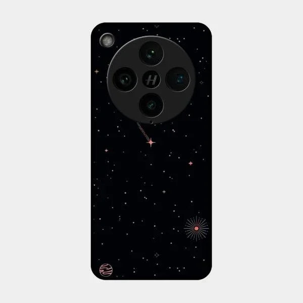 Celestial Design Glossy Metal Case Cover For Oppo Find X8 Pro 5G
