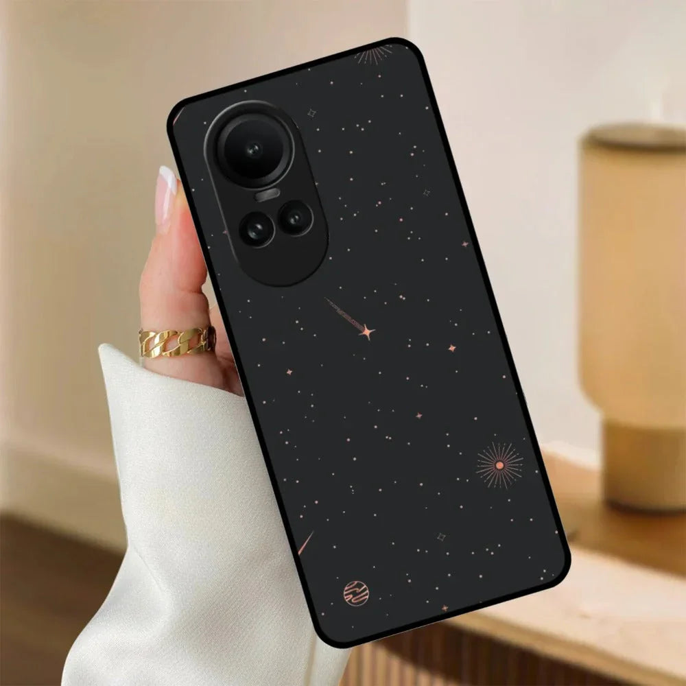 Celestial Design Glossy Metal Case Cover For Oppo - ShopOnCliQ