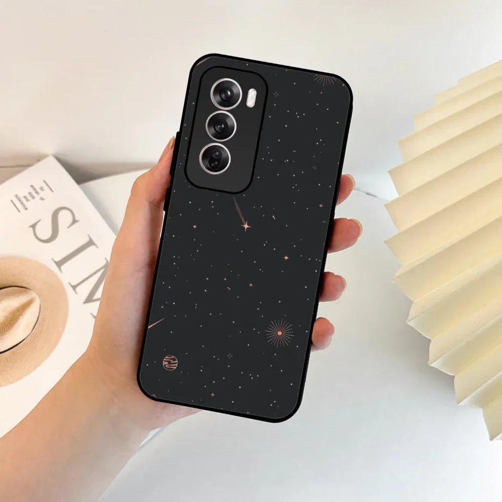Celestial Design Glossy Metal Case Cover For Oppo - ShopOnCliQ