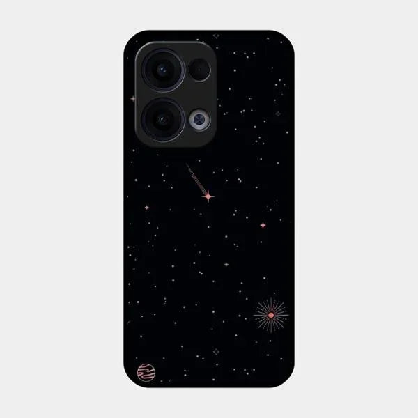 Celestial Design Glossy Metal Case Cover For Oppo Reno 13 5G