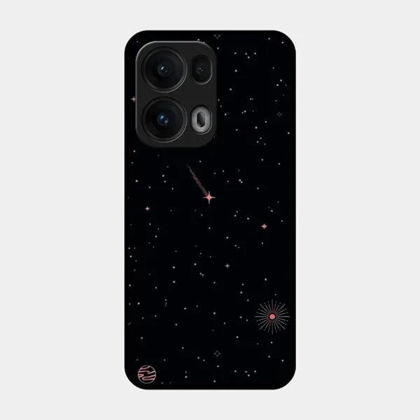 Celestial Design Glossy Metal Case Cover For Oppo Reno 13 Pro 5G