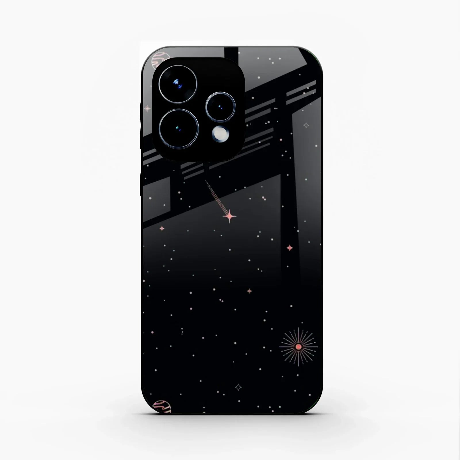 Celestial Design Glossy Metal Case Cover For Oppo Reno 15 5G