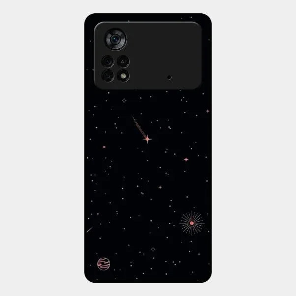 Celestial Design Glossy Metal Case Cover For Poco X4 Pro 5G