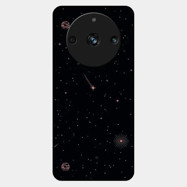 Celestial Design Glossy Metal Case Cover For Realme 11 Pro Plus 5G