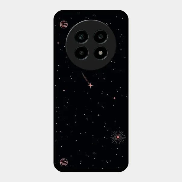 Celestial Design Glossy Metal Case Cover For Realme 13 Pro Plus 5G
