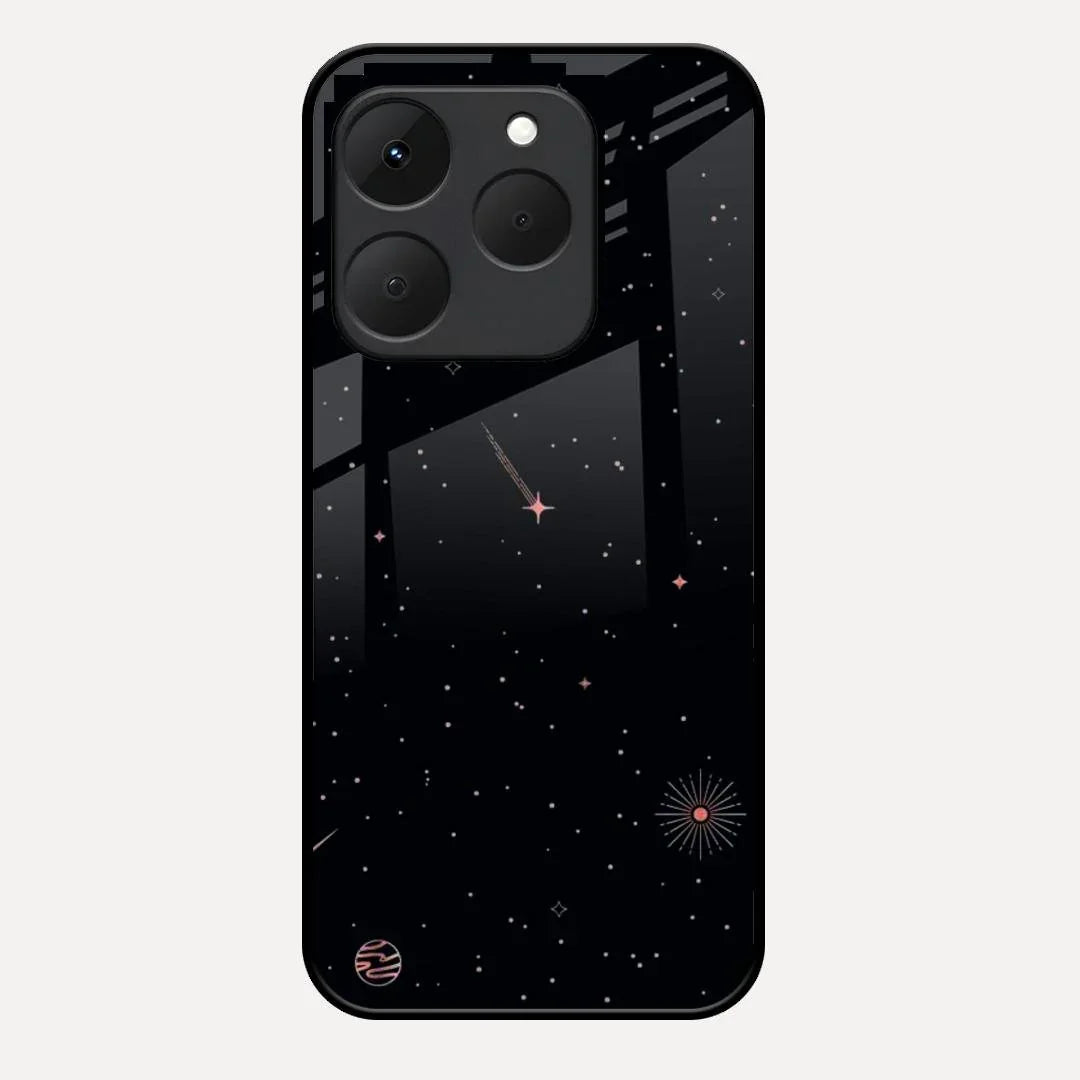 Celestial Design Glossy Metal Case Cover For Realme 15T 5G