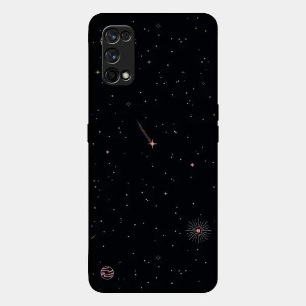 Celestial Design Glossy Metal Case Cover For Realme 7 Pro