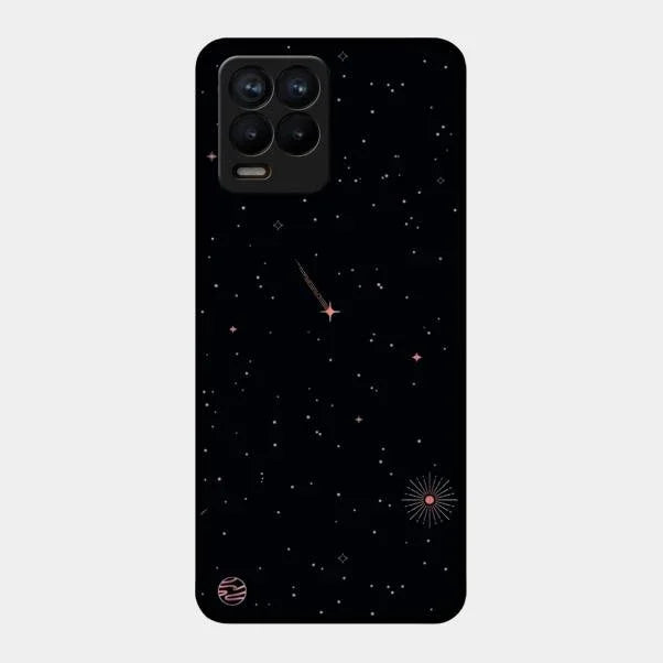 Celestial Design Glossy Metal Case Cover For Realme 8 Pro