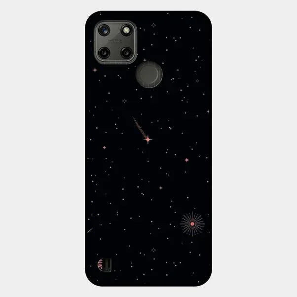 Celestial Design Glossy Metal Case Cover For Realme C25Y