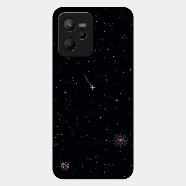 Celestial Design Glossy Metal Case Cover For Realme C35