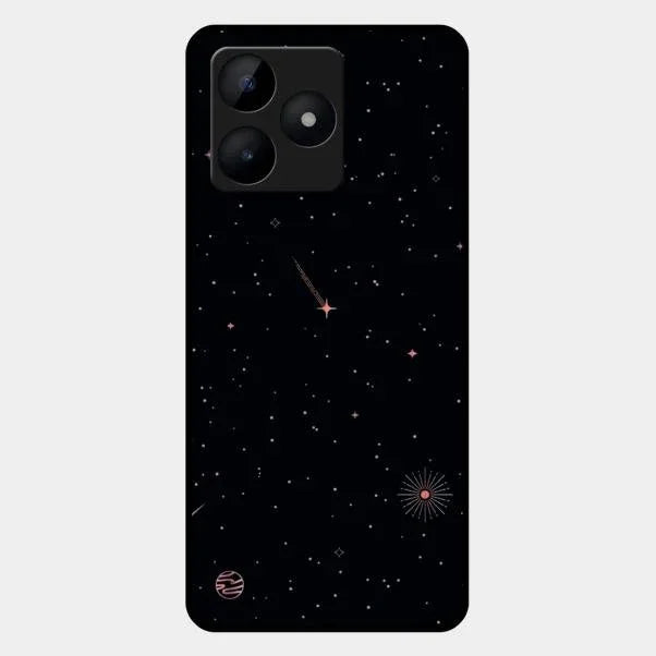 Celestial Design Glossy Metal Case Cover For Realme C53
