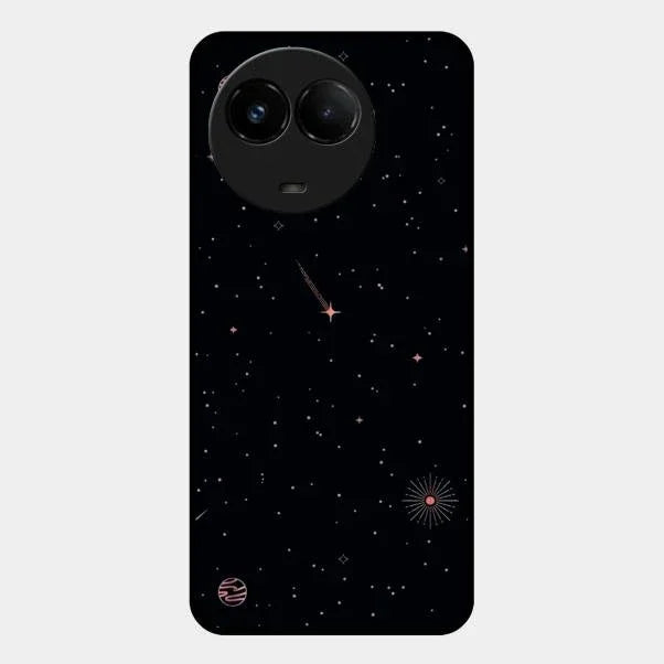 Celestial Design Glossy Metal Case Cover For Realme C67 5G