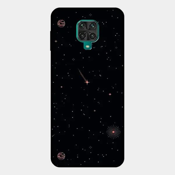 Celestial Design Glossy Metal Case Cover For Redmi Note 10 Lite