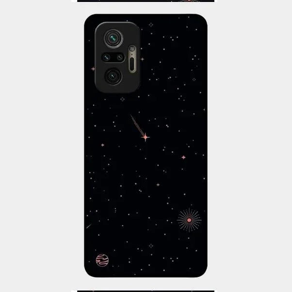 Celestial Design Glossy Metal Case Cover For Redmi Note 10 Pro