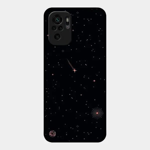 Celestial Design Glossy Metal Case Cover For Redmi Note 10